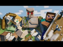 Alex & Steve Life  - Rescue The Villagers Full Movie ( Minecraft Animation )