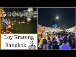 Loy Kratong - Festival of Lights Traditional Celebration -  Bangkok Thailand 2024