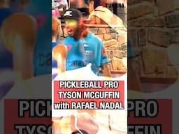 #shorts #pickleball #mlp Bad Boy Tyson McGuffin meets #rafaelnadal #kobebryant #sidneycrosby #nfl