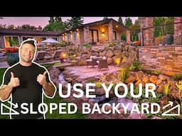 Backyard Slope Solutions (How to USE your Sloped Backyard)