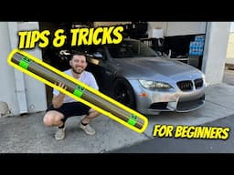 BEGINNER TIPS & TRICKS FOR WRAPPING YOUR OWN CAR!