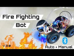 Fire Fighting Robot with Automatic and Manual Controls