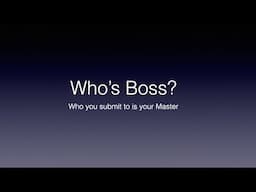 Who's boss?