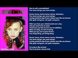 [Culture Club] Karma Chameleon/Do you really want to hurt me