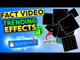 TOP 7 Fact VIDEO EFFECTS to Boost Your Editing Skills 🔥 !!