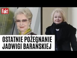 Ostatnie pożegnanie Jadwigi Barańskiej w Warszawie. Przyjaciółka powiedziała kilka gorzkich słów