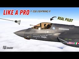 Requires a few vital skills! Air Refuelling with real Fast Jet Pilot in Microsoft Flight Simulator