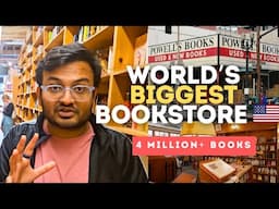 WORLD's BIGGEST INDEPENDENT BOOKSTORE in Portland, Oregon 🇺🇸