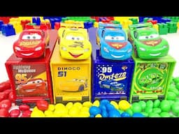 🔴 Cars Toys Lightning Mcqueen Colors Candy Mobil Rayo Mcqueen 95 Car Video