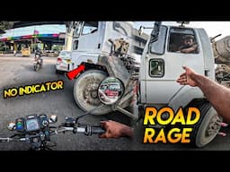 ROAD RAGE WITH STUPID TRUCK DRIVER 🤬 ON RX100 !