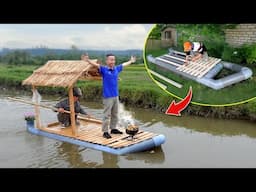 Self-build low cost PVC pipe boat | DIY project