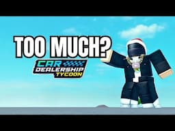 🔥Take a Chill Pill "Glitch Dealership Tycoon" Situation Part 2 #cardealershiptycoon #roblox