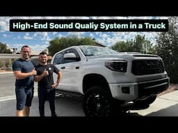 High-End Audio System in Toyota Tundra - Mundorf, Steg, Focal, JL Audio, Audison, Helix