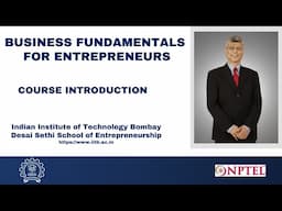 Course Introduction - Business Fundamentals for Entrepreneurs