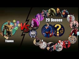 THANOS with Infinity Gauntlet Vs 20 Legendary + Apex Legendary Bosses | Most Epic Video | YY KAUSHIK