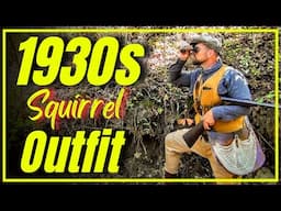 Great Depression Outdoor Gear: 1930s Squirrel Outfit for Food Gathering, Harsh Weather & Survival!