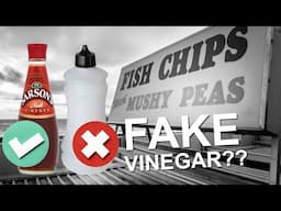 Don't put fake vinegar on your Fish 'n Chips