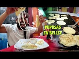 PUPUSAS SALVADOREÑAS EN BELIZE 🇸🇻🇧🇿 ¿Son Caras?