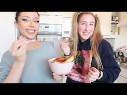 Cooking with my sister! (ft. Amber Scholl)