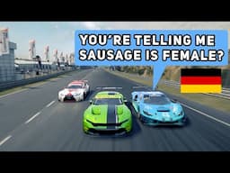 Sim Racer Is Confused By The German Language