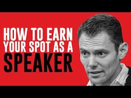 How to Earn Your Spot as a Speaker