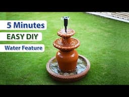 Stunning Terracotta Fountain at Home: Transform Your Garden