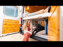 Cosy Wood Cabin Vibes || Dodge Promaster // Van Tour