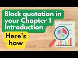 Chapter 1 Introduction: How to put a block quotation