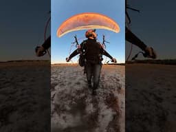 Paramotor Taxi And Take Off #youtubeshorts #flying #ppg #gopro #dream