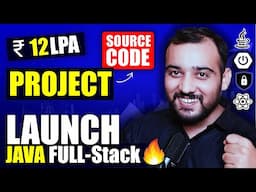 🚀 Build Your 12 LPA Java Full Stack Project for Placements [ REAL SKILLS ]🔥