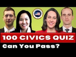 Pass the New 2024-2025 US Citizenship Test, 100 Civics Quiz Questions/Answers, Ciudadania