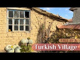 Turkish Village Life in Fall | Harvest Time in a Small Köy of Konya | Turkey Village Tour