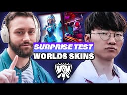 Do Faker and friends know League Worlds skins? - Surprise Test