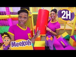 Meekah’s EXPLORES A RAINBOW PLAYGROUND! | Blippi and Meekah Best Friend Adventures