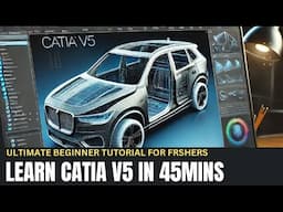 Master CATIA V5 Basics in 45 Minutes! 🚀 | Beginner-Friendly Tutorial for Freshers"