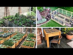 RAISED GARDEN Bed Design INSPIRATION | Square Foot Gardening