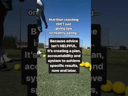 Why Nutrition Coaching Advice ISN'T Helpful