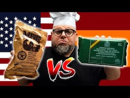 COCINERO analiza COMIDA militar - ESPAÑA VS E.E.U.U.