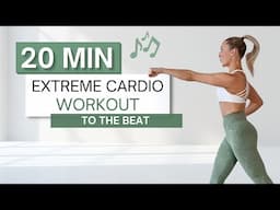 20 min NO REPEATS CARDIO HIIT WORKOUT | High Intensity | Move to The Beat ♫ | Modifications Provided