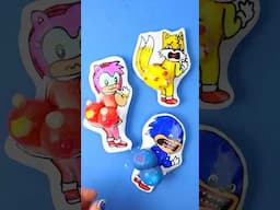 SHIN SONIC TAPES , AMY Rose Pop The Pimples 🍑 Paper Squishy Surgery- Handmade