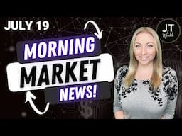 Wednesday's Stock Market News! CVNA Jumps on Q2 Record, CRM AI Tools, GS Big Miss, ASML Beat + More!