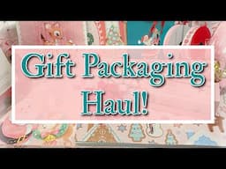 Pastel Christmas gift wraps and trims haul! Pretty ideas for gift giving 🎁 🎀🤶🏻