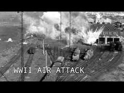 The Bombing of a French railway yard [Highlight from the must see movie The Train 1964]