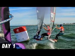 CRASHES AND BATTLES IN 30KNOTS | Racing POV at Worldcup Sylt