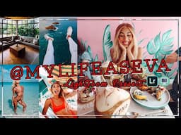 How Edit Your Instagram Photo Like @mylifeaseva preset free