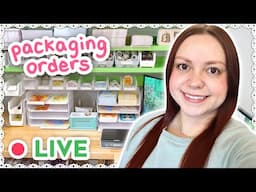 STARTING EARLY (Family Coming Over Today) – Packing Orders  🔴 LIVE!