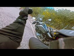 BIKER SLAMS INTO WALL - Crazy Motorcycle Moments 2024