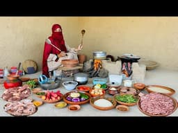 Grand Dawat,piare logon ki piari si dawat,dishes balochi tika | kabab karahi , gajer ka halwa