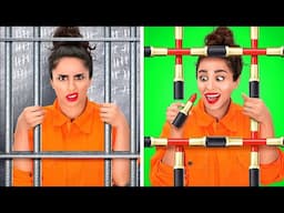 EXTREME RICH VS BROKE BRIDE MAKEOVER IN JAIL 👰‍♀️ Ideas By 123GO! GLOBAL