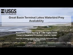 Saline Lakes IWAA Fall 2024 Webinar Series: Waterbird Prey Availability